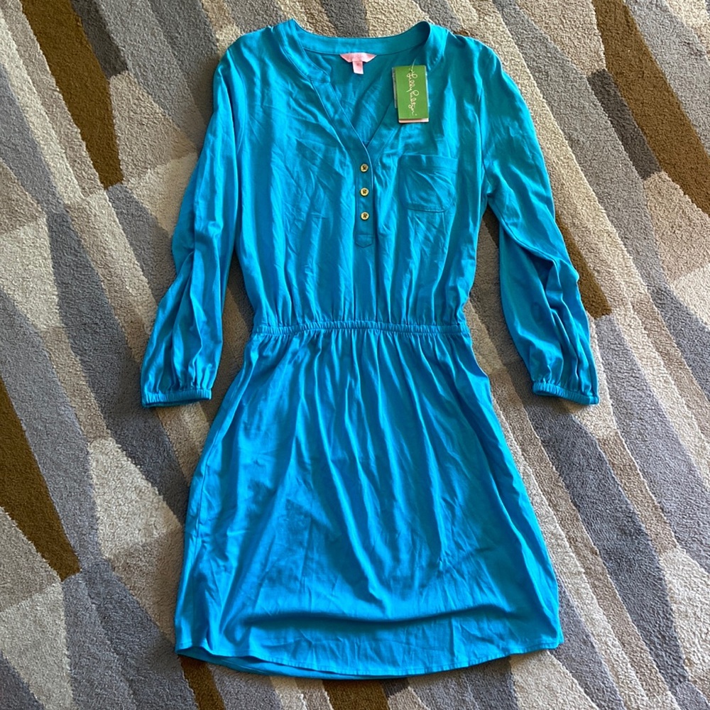 Lilly Pulitzer Beckett Dress Ariel Blue